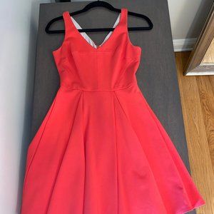 ABS Cocktail Fit and Flare Dress